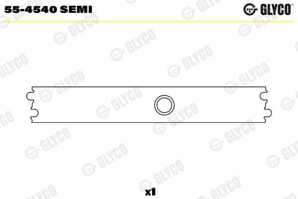 GLYCO 55-4540 SEMI Small End Bushes, connecting rod