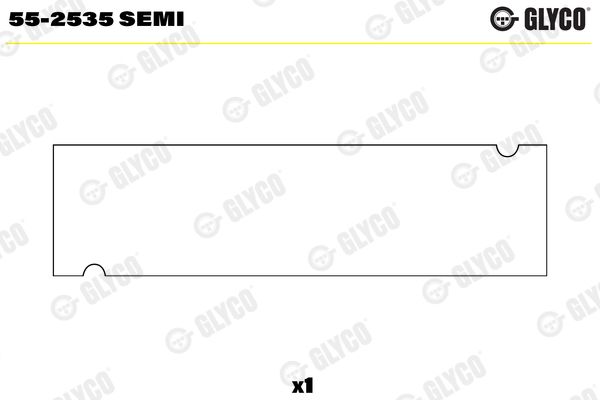 GLYCO 55-2535 SEMI Small End Bushes, connecting rod