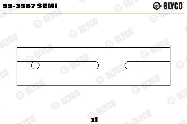GLYCO 55-3567 SEMI Small End Bushes, connecting rod