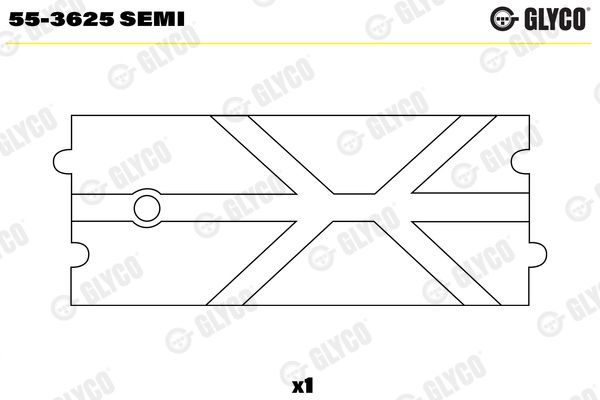 GLYCO 55-3625 SEMI Small End Bushes, connecting rod