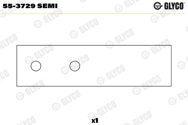 GLYCO 55-3729 SEMI Small End Bushes, connecting rod