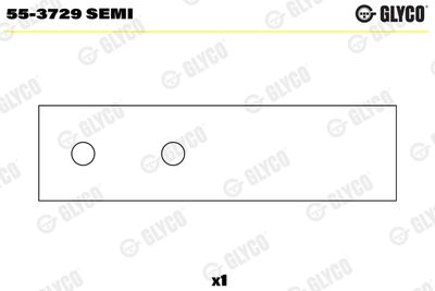 Small End Bushes, connecting rod GLYCO 55-3729 SEMI