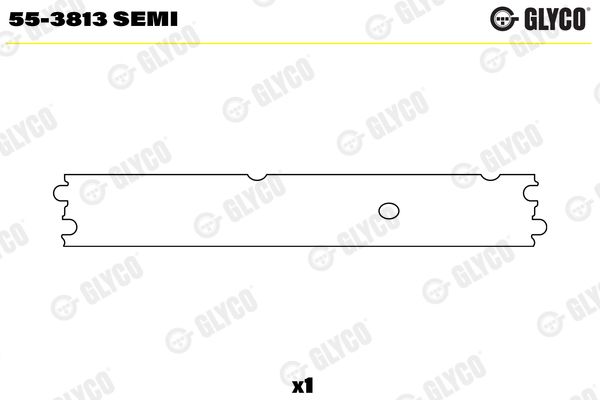 GLYCO 55-3813 SEMI Small End Bushes, connecting rod
