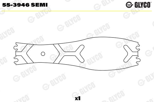 GLYCO 55-3946 SEMI Small End Bushes, connecting rod