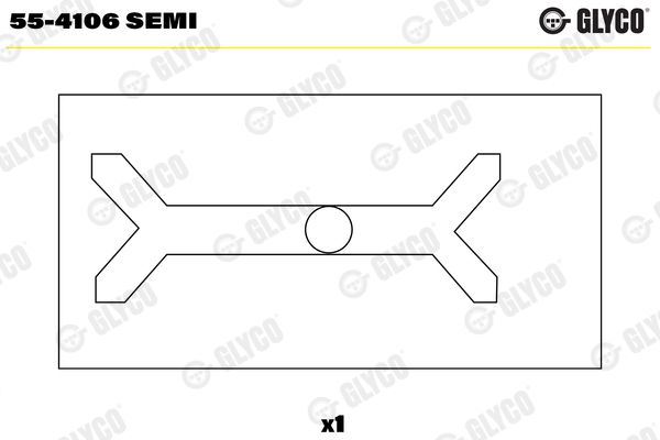 GLYCO 55-4106 SEMI Small End Bushes, connecting rod