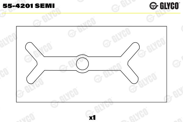 GLYCO 55-4201 SEMI Small End Bushes, connecting rod