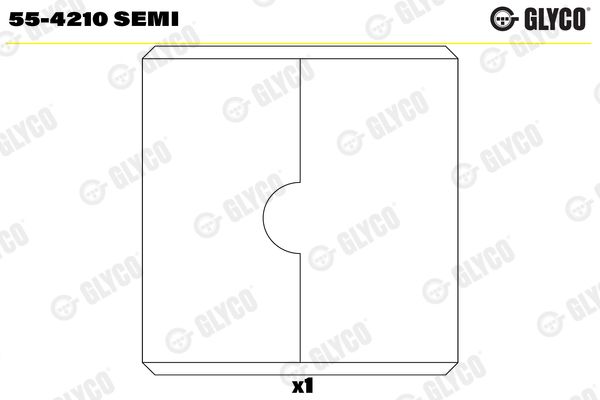 GLYCO 55-4210 SEMI Small End Bushes, connecting rod