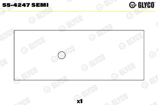 GLYCO 55-4247 SEMI Small End Bushes, connecting rod