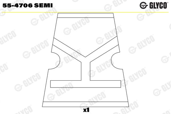 GLYCO 55-4706 SEMI Small End Bushes, connecting rod