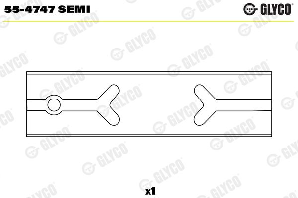 GLYCO 55-4747 SEMI Small End Bushes, connecting rod