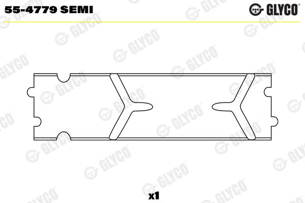 GLYCO 55-4779 SEMI Small End Bushes, connecting rod
