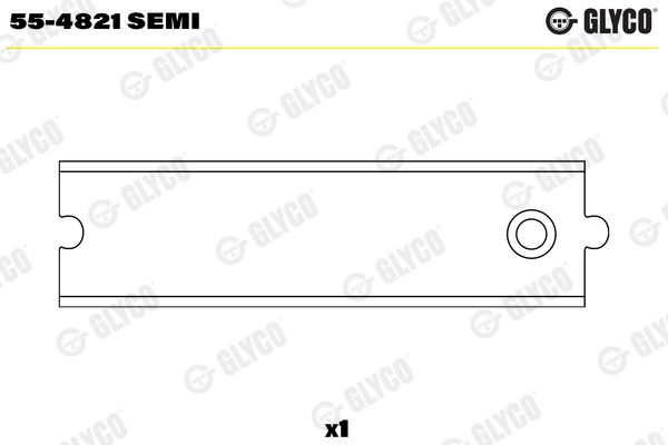GLYCO 55-4821 SEMI Small End Bushes, connecting rod