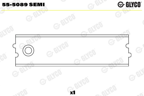 GLYCO 55-5089 SEMI Small End Bushes, connecting rod