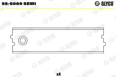 Small End Bushes, connecting rod GLYCO 55-5089 SEMI