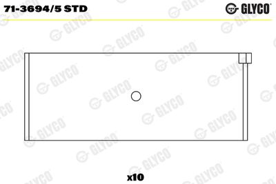 Connecting Rod Bearing GLYCO 71-3694/5 STD