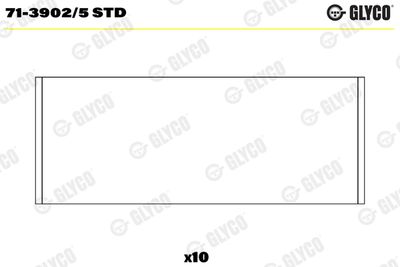 Connecting Rod Bearing GLYCO 71-3902/5 STD