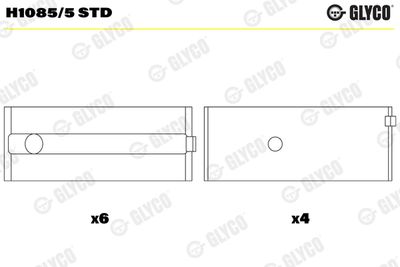 Crankshaft Bearing GLYCO H1085/5 STD