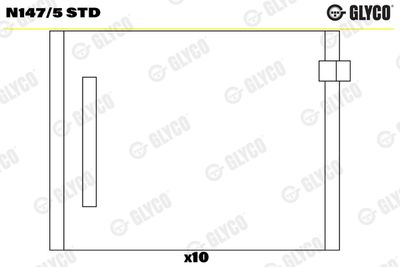 Camshaft Bearing GLYCO N147/5 STD