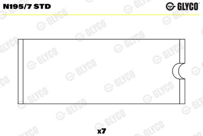 Camshaft Bearing GLYCO N195/7 STD