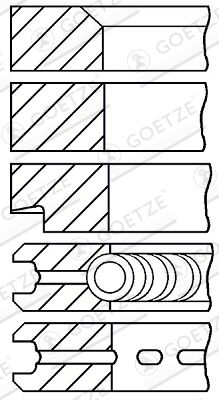 GOETZE ENGINE 08-203500-10 Piston Ring Kit