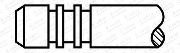 GOETZE ENGINE 91-261129-00 Exhaust Valve