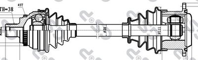 Drive Shaft GSP 203060