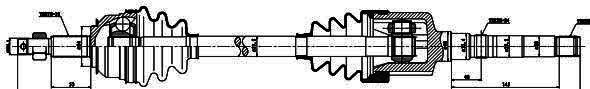 GSP 209064 Drive Shaft