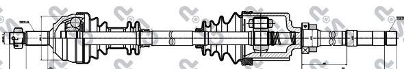 GSP 210106 Drive Shaft