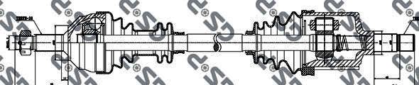 GSP 210107 Drive Shaft