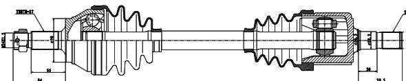 GSP 210132 Drive Shaft