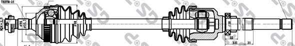 GSP 210199 Drive Shaft
