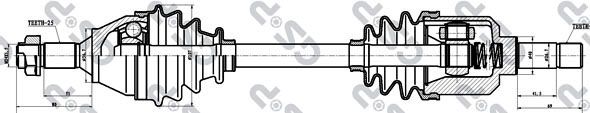 GSP 245003 Drive Shaft