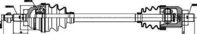 Drive Shaft GSP 250073