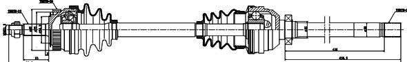 GSP 250171 Drive Shaft