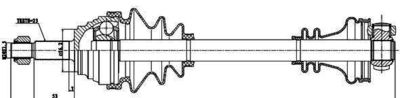 Drive Shaft GSP 250175