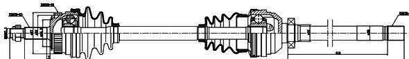 GSP 250218 Drive Shaft