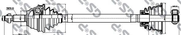 GSP 250301 Drive Shaft