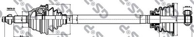 Drive Shaft GSP 250301