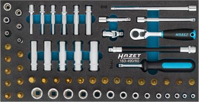 Socket Wrench Set HAZET 163-490/60