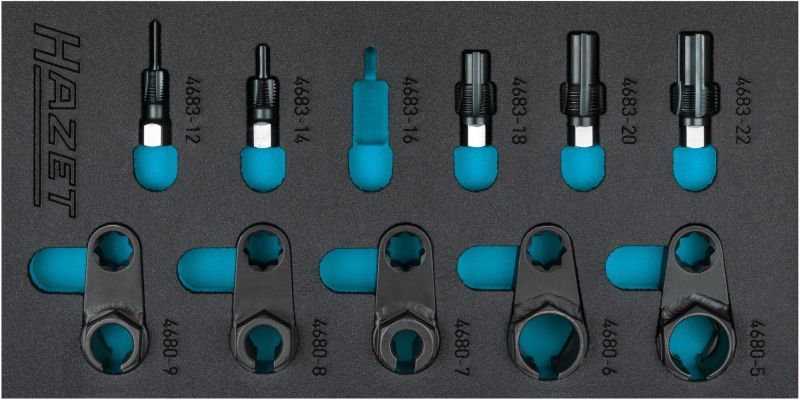 HAZET 163-611/10 Socket Wrench Set, oxygen sensor
