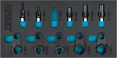 Socket Wrench Set, oxygen sensor HAZET 163-611/10