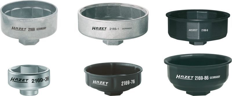 HAZET 2169/6 Oil Filter Spanner Set