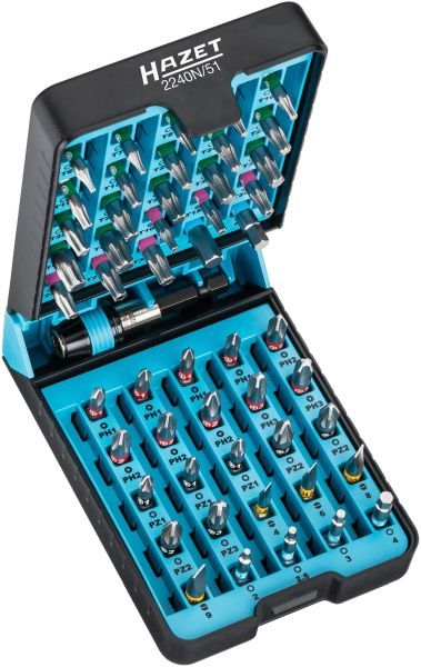 HAZET 2240N/51 Kit, screwdriver bits