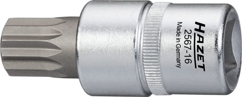 HAZET 2567-16 Socket Wrench Insert, oil drain plug