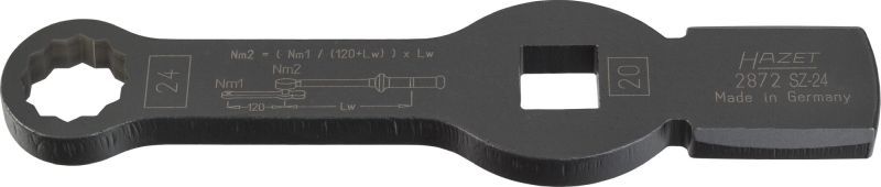 HAZET 2872SZ-24 Hammer Wrench, brake caliper fastening
