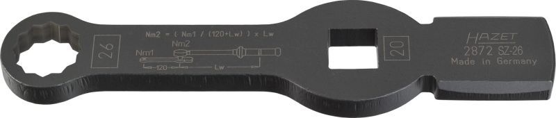 HAZET 2872SZ-26 Hammer Wrench, brake caliper fastening