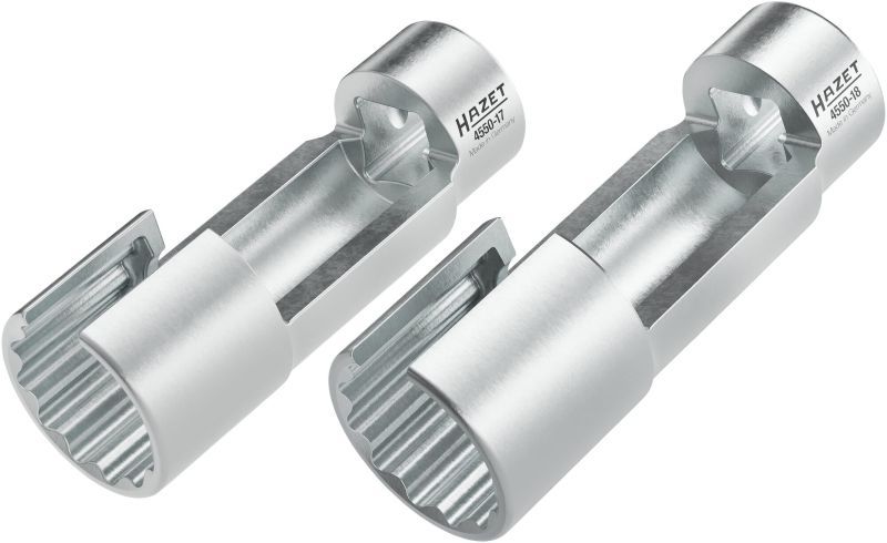 HAZET 4550-1718/2 Set of Socket Wrench Inserts, injector nozzle