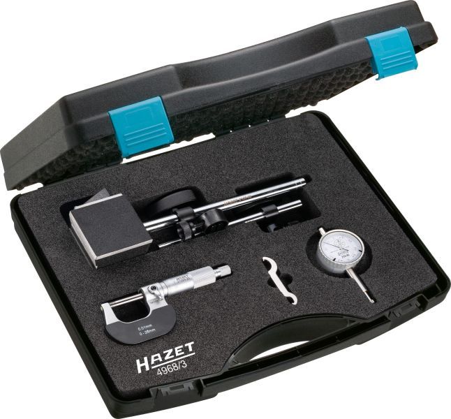 HAZET 4968/3 Tester Set, brake disc runout check