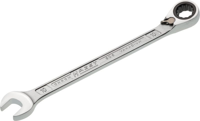 HAZET 606-10 Ratchet Ring Open-ended Spanner