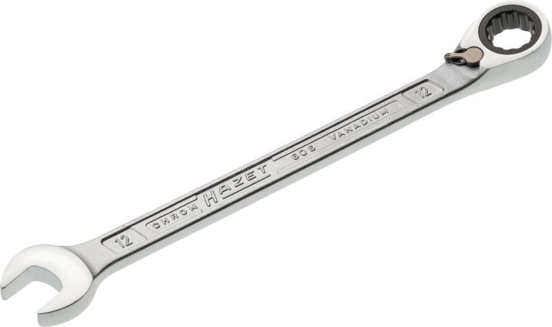 HAZET 606-12 Ratchet Ring Open-ended Spanner